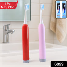 Battery-Operated Electric Toothbrush with Replaceable Head (Mix Color / 1 Pc)
