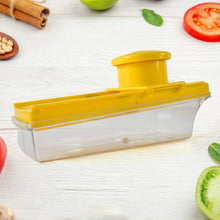 Big Multipurpose Vegetable and Fruit Slicer (Yellow / 1 Pc)