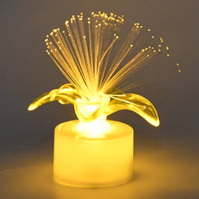 Fiber Optic Light, Mini Color Change LED Table Centerpieces, Light Up Candle, Diwali - Pack of 12