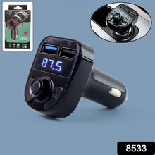 CAR-X8 Bluetooth FM Transmitter Kit with Dual USB Fast Charger